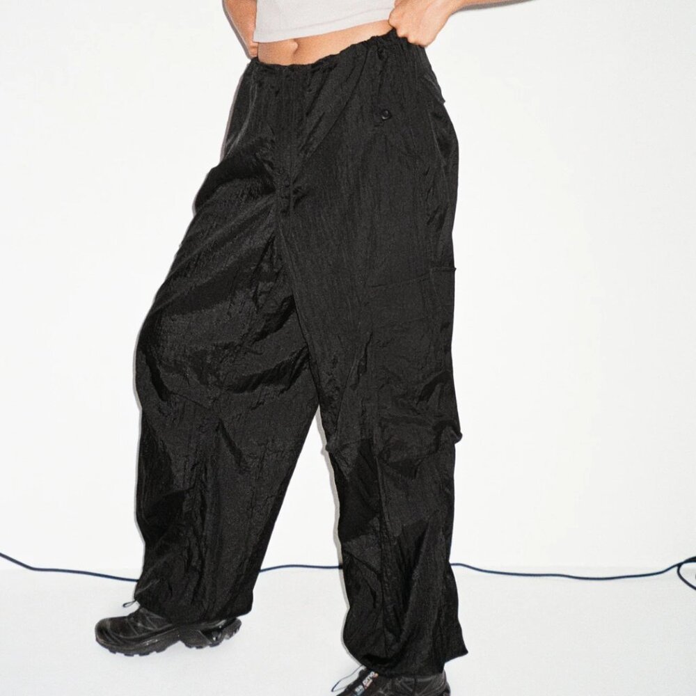 MOTEL ROCKS CUTIES WIDE LEG CARGO TROUSER S